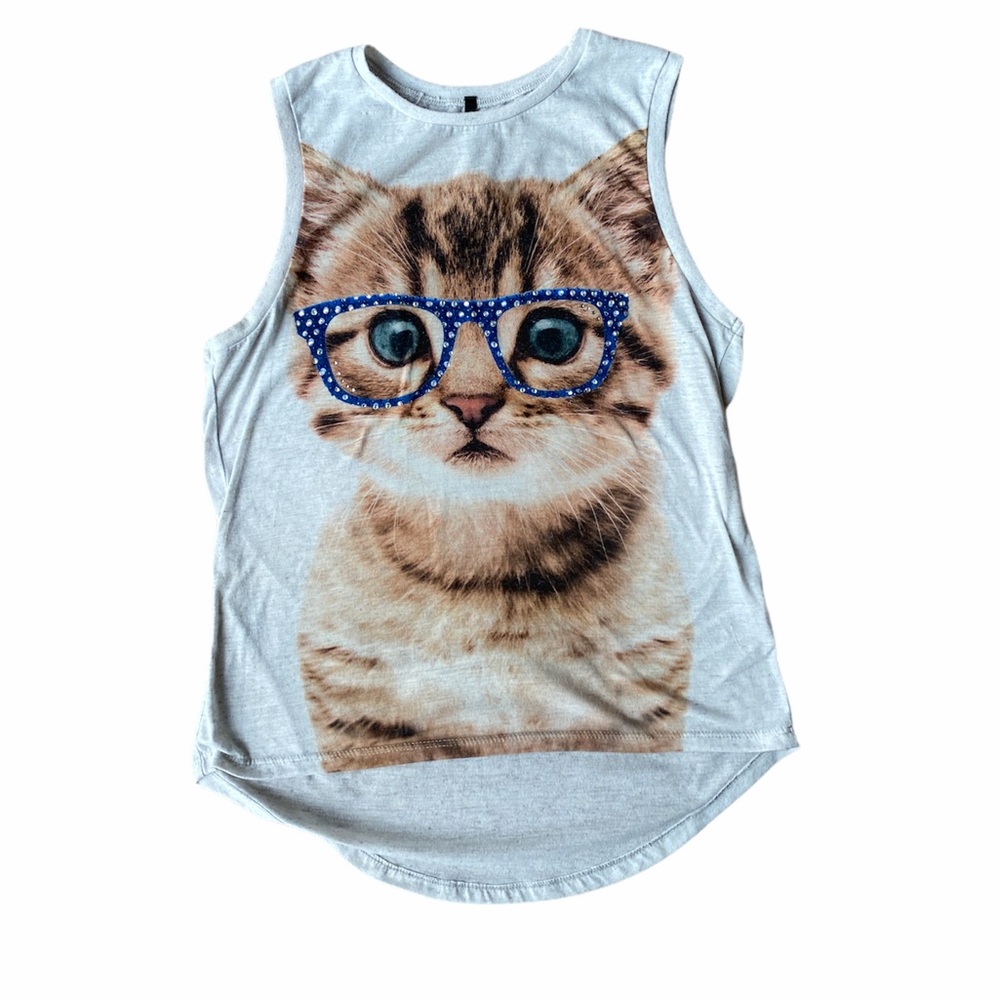 bedazzle cat tank 🐈‍⬛